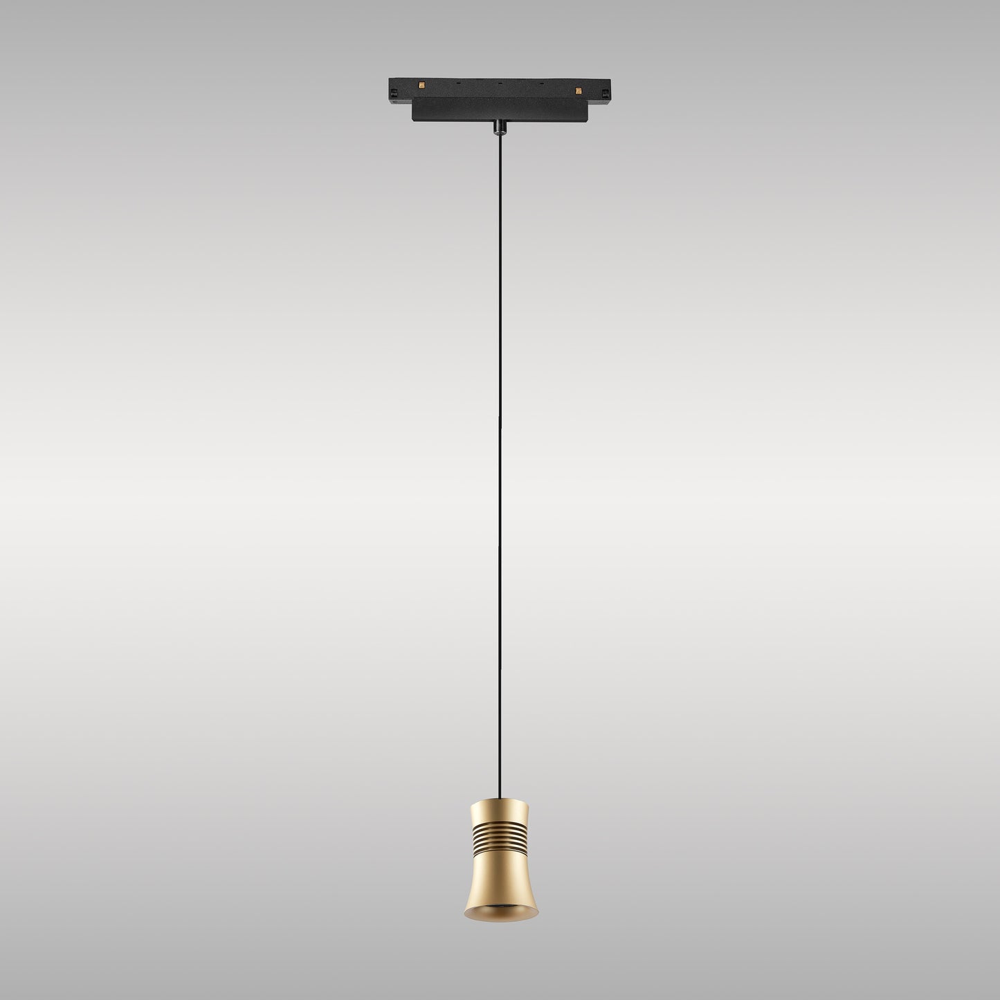 Magneto Track Cone Pendant, 12W LED, 3000K, 950lm, Gold/Black, 3yrs Warranty by Mantra