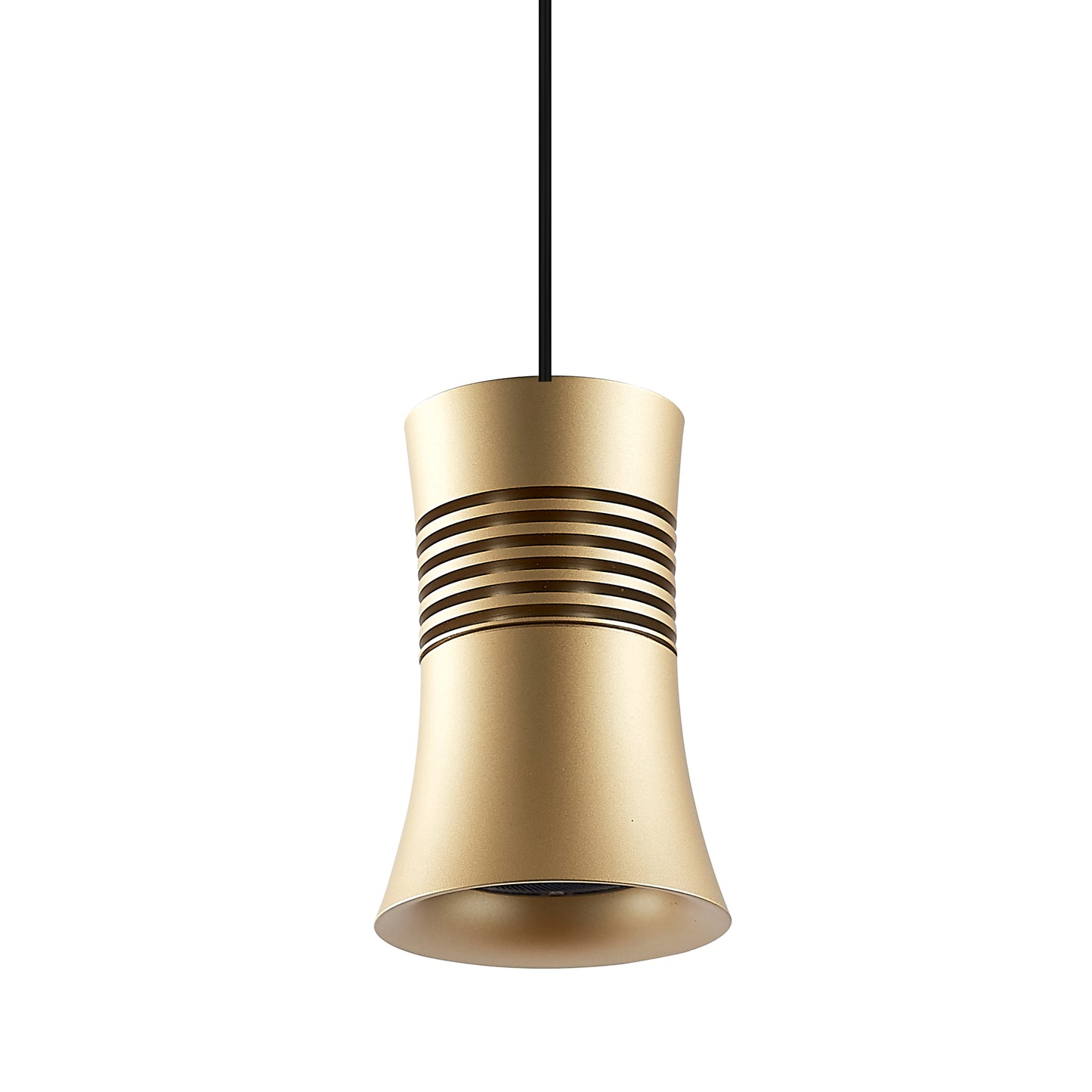 Magneto Track Cone Pendant, 12W LED, 3000K, 950lm, Gold/Black, 3yrs Warranty by Mantra