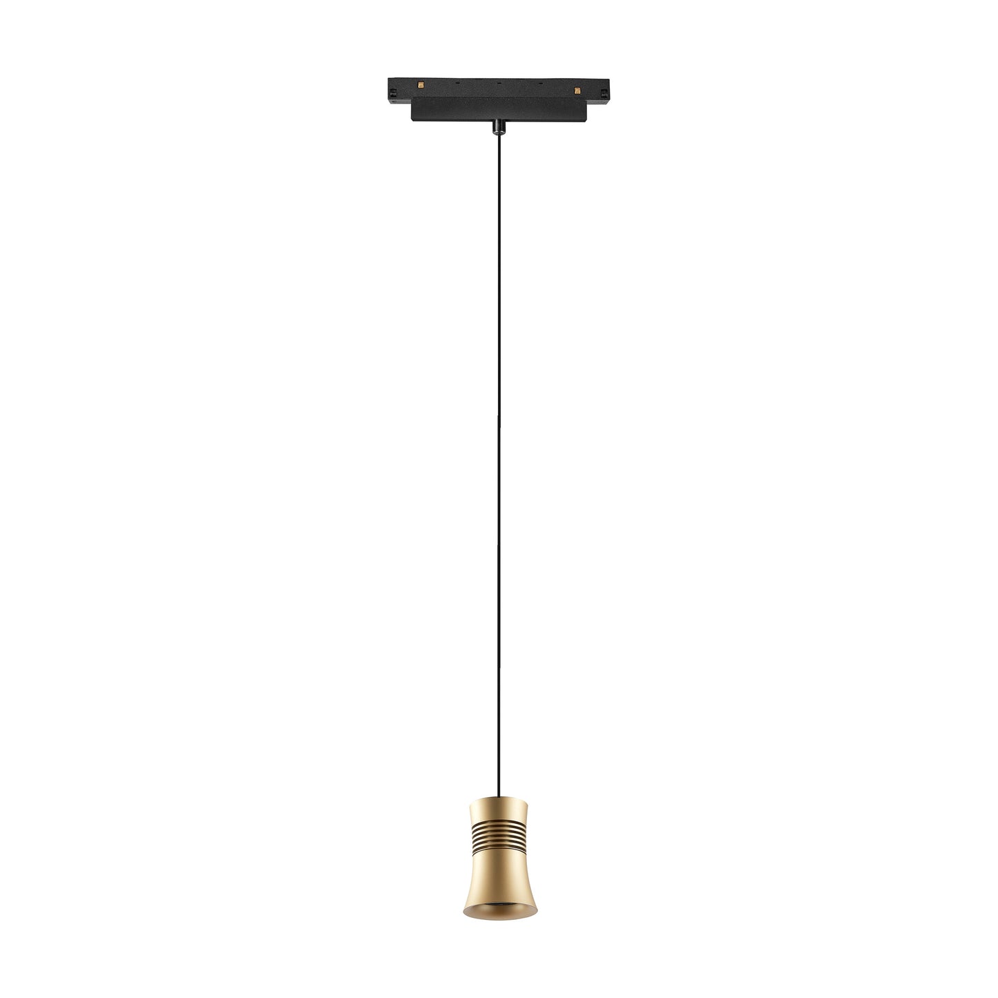 Magneto Track Cone Pendant, 12W LED, 3000K, 950lm, Gold/Black, 3yrs Warranty by Mantra