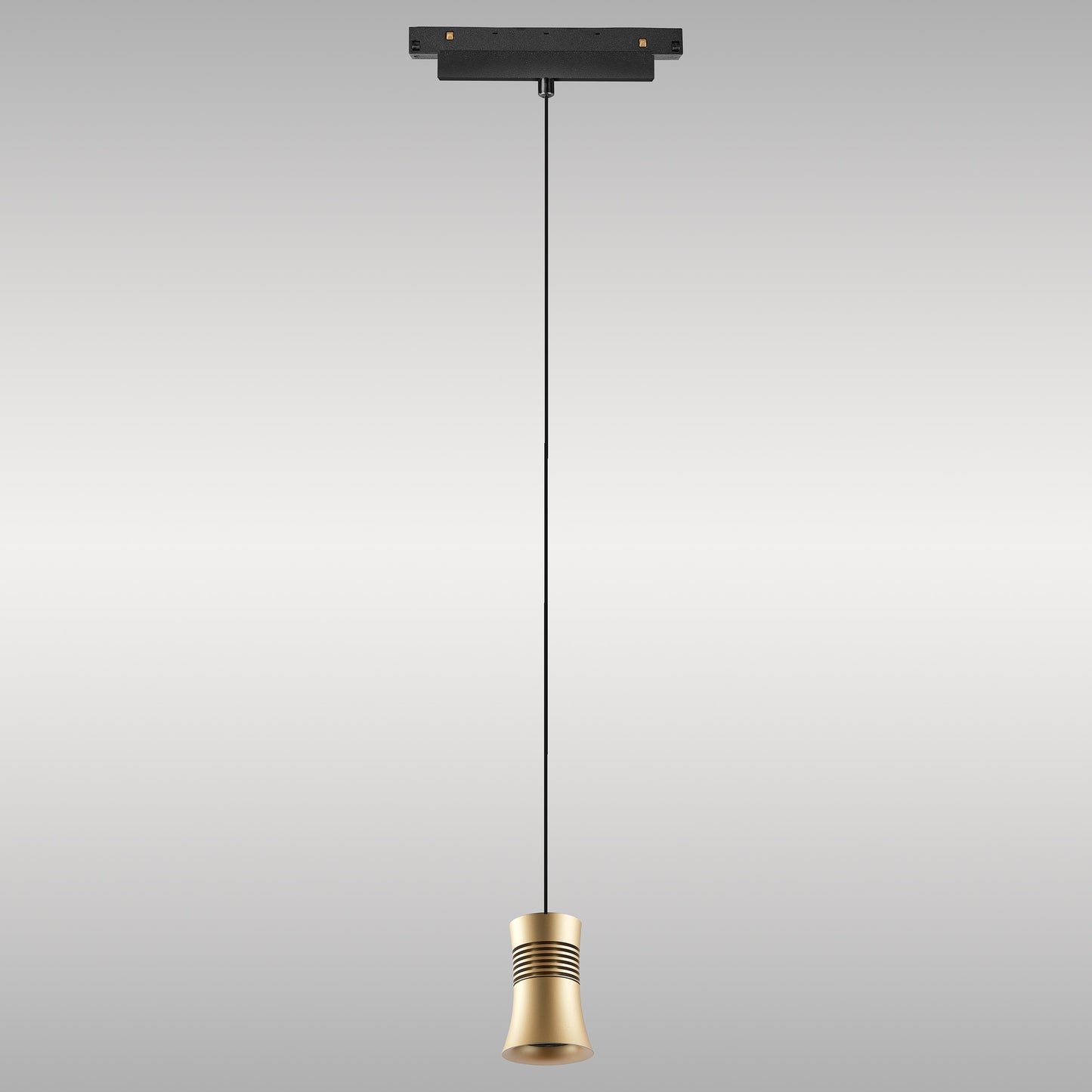 Magneto Track Cone Pendant Triac Dimmable, 12W LED, 3000K, 950lm, Gold/Black, 3yrs Warranty by Mantra