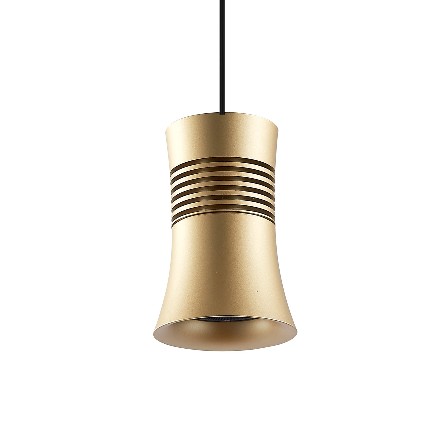 Magneto Track Cone Pendant Triac Dimmable, 12W LED, 3000K, 950lm, Gold/Black, 3yrs Warranty by Mantra