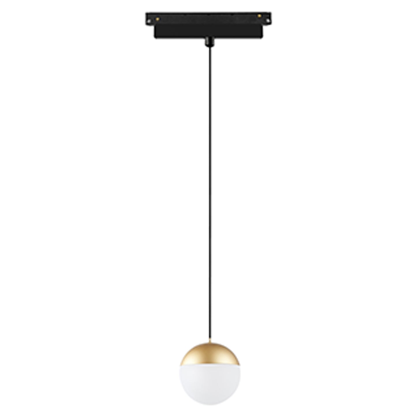 Magneto Track Ball Pendant, 10W LED, 3000K, 800lm, Gold/Black, 3yrs Warranty by Mantra