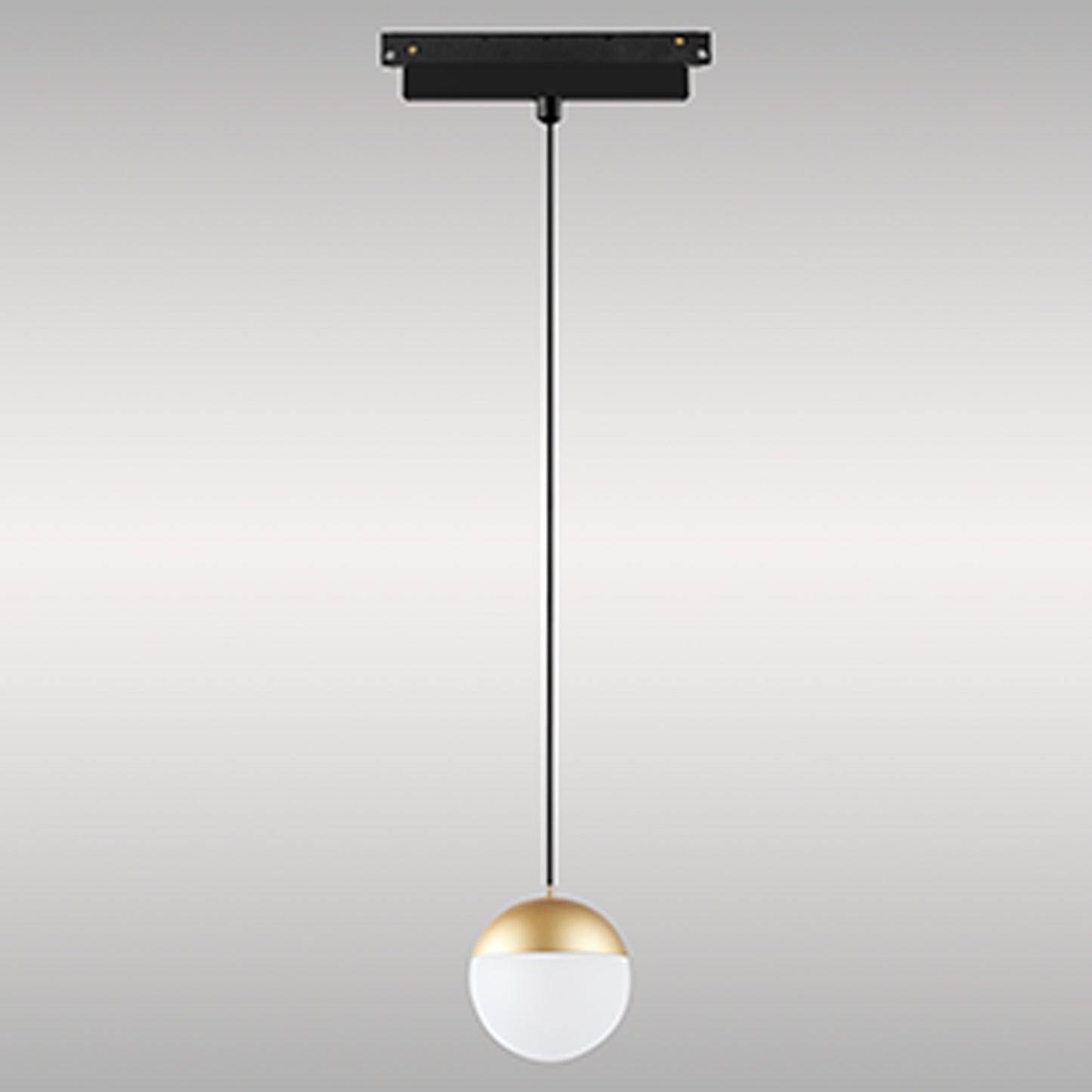 Magneto Track Ball Pendant Triac Dimmable, 10W LED, 3000K, 800lm, Gold/Black, 3yrs Warranty by Mantra