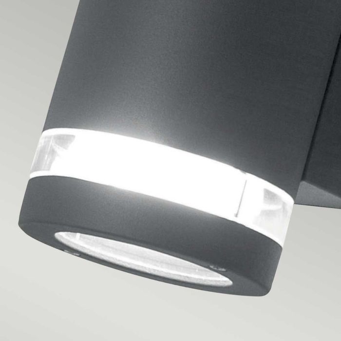 Magnus 2 Light Wall Light - Graphite
