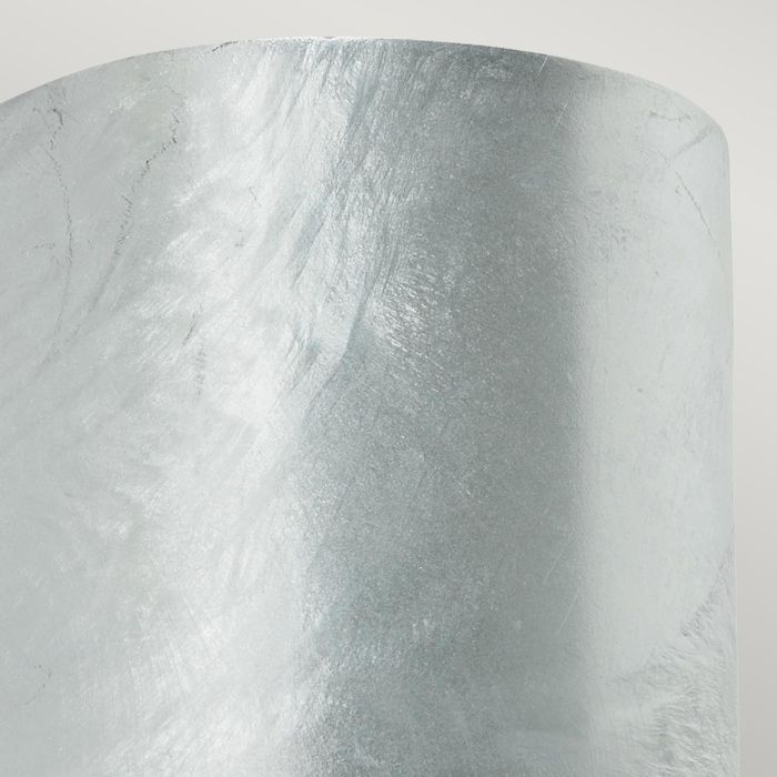 Mandal 1 Light Down Wall Light Galvanised