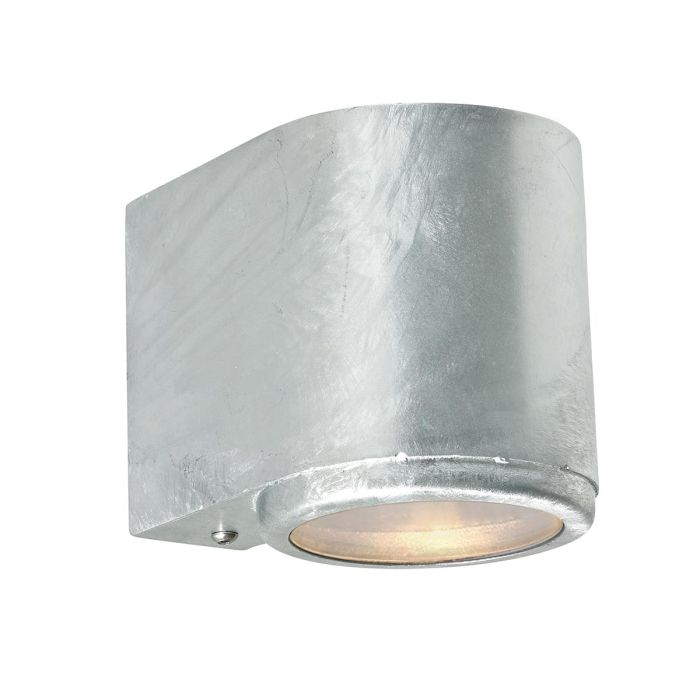 Mandal 1 Light Down Wall Light Galvanised