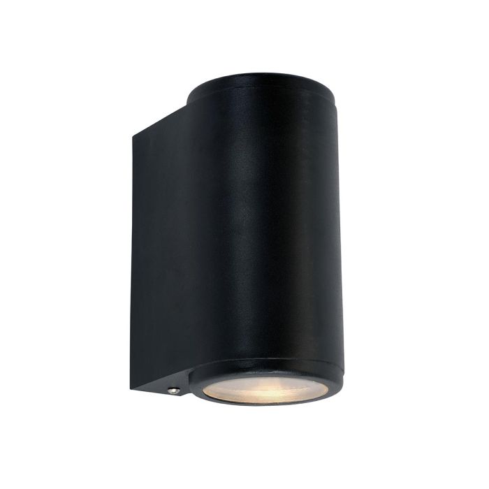 Mandal 2 Light Up / Down Wall Light Black