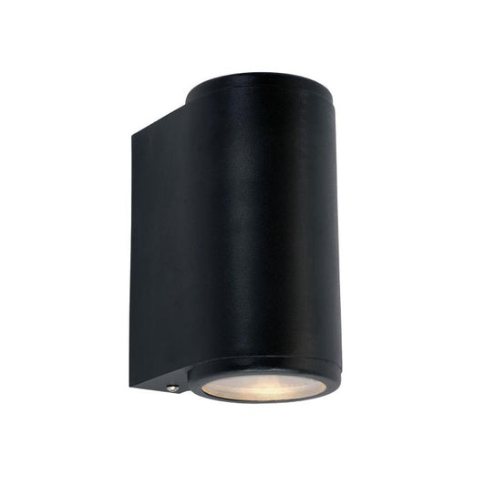 Mandal 2 Light Up / Down Wall Light Black