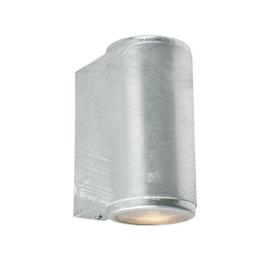 Mandal 2 Light Up / Down Wall Light Galvanised