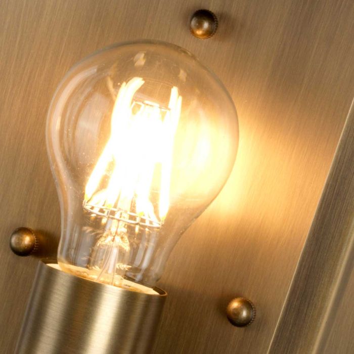 Mansion House 1 Light Wall Lantern - Aged Brass