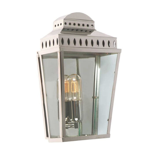 Mansion House 1 Light Wall Lantern - Polished Nickel
