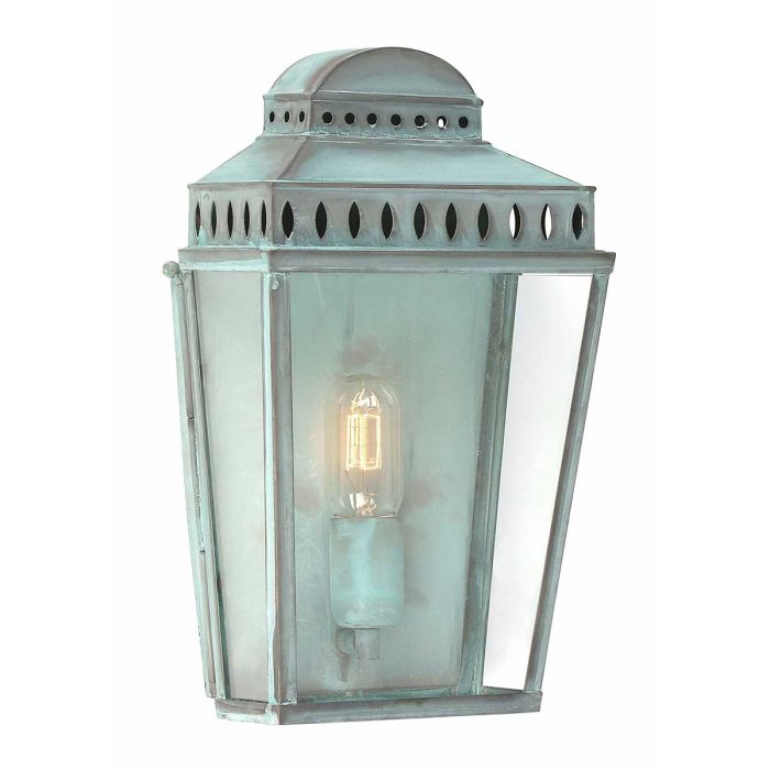 Mansion House 1 Light Wall Lantern - Verdigris