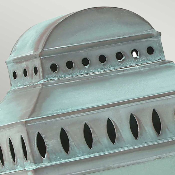 Mansion House 1 Light Wall Lantern - Verdigris