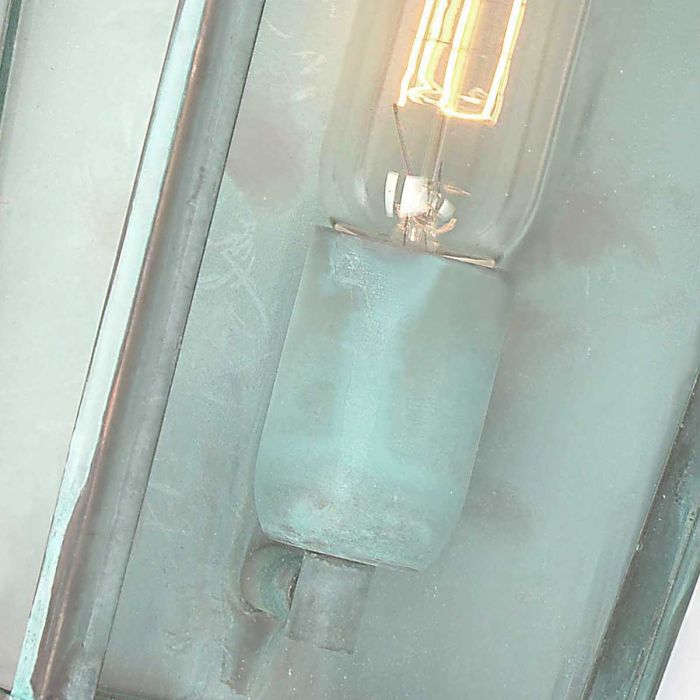 Mansion House 1 Light Wall Lantern - Verdigris