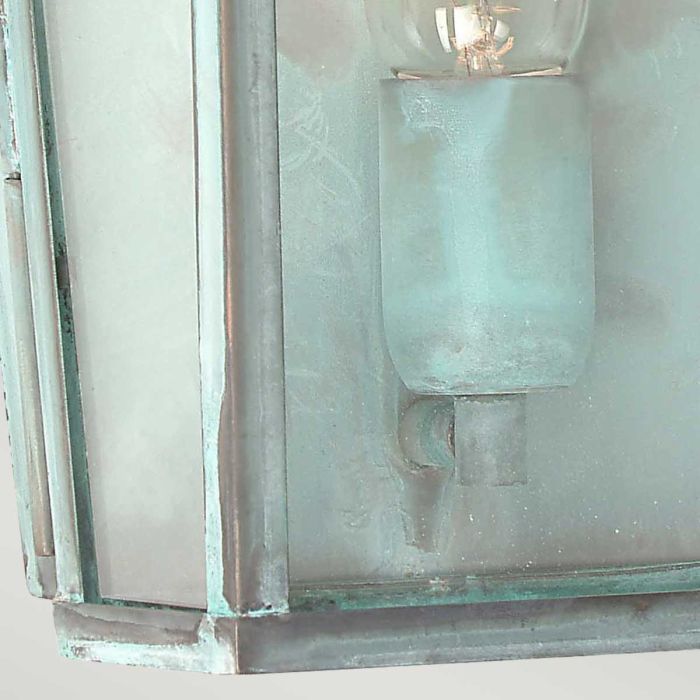Mansion House 1 Light Wall Lantern - Verdigris