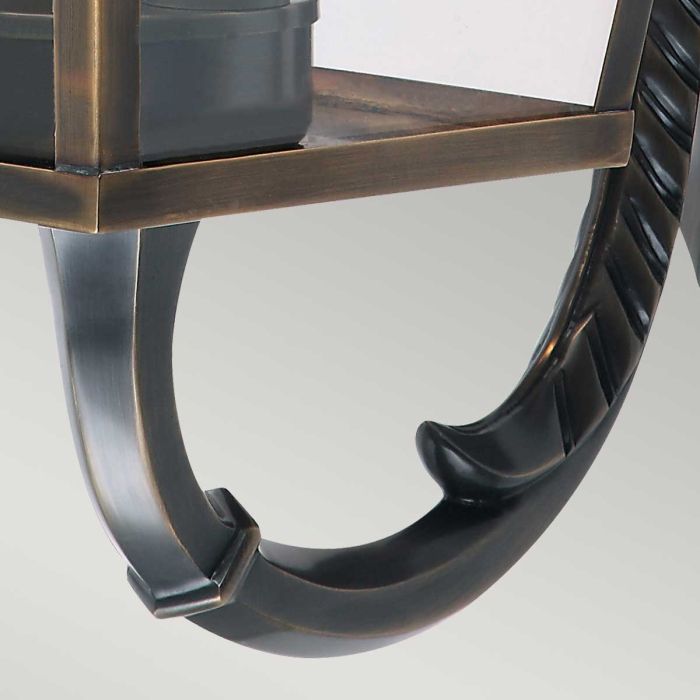 Mansion House 3 Light Wall Lantern - Aged Brass