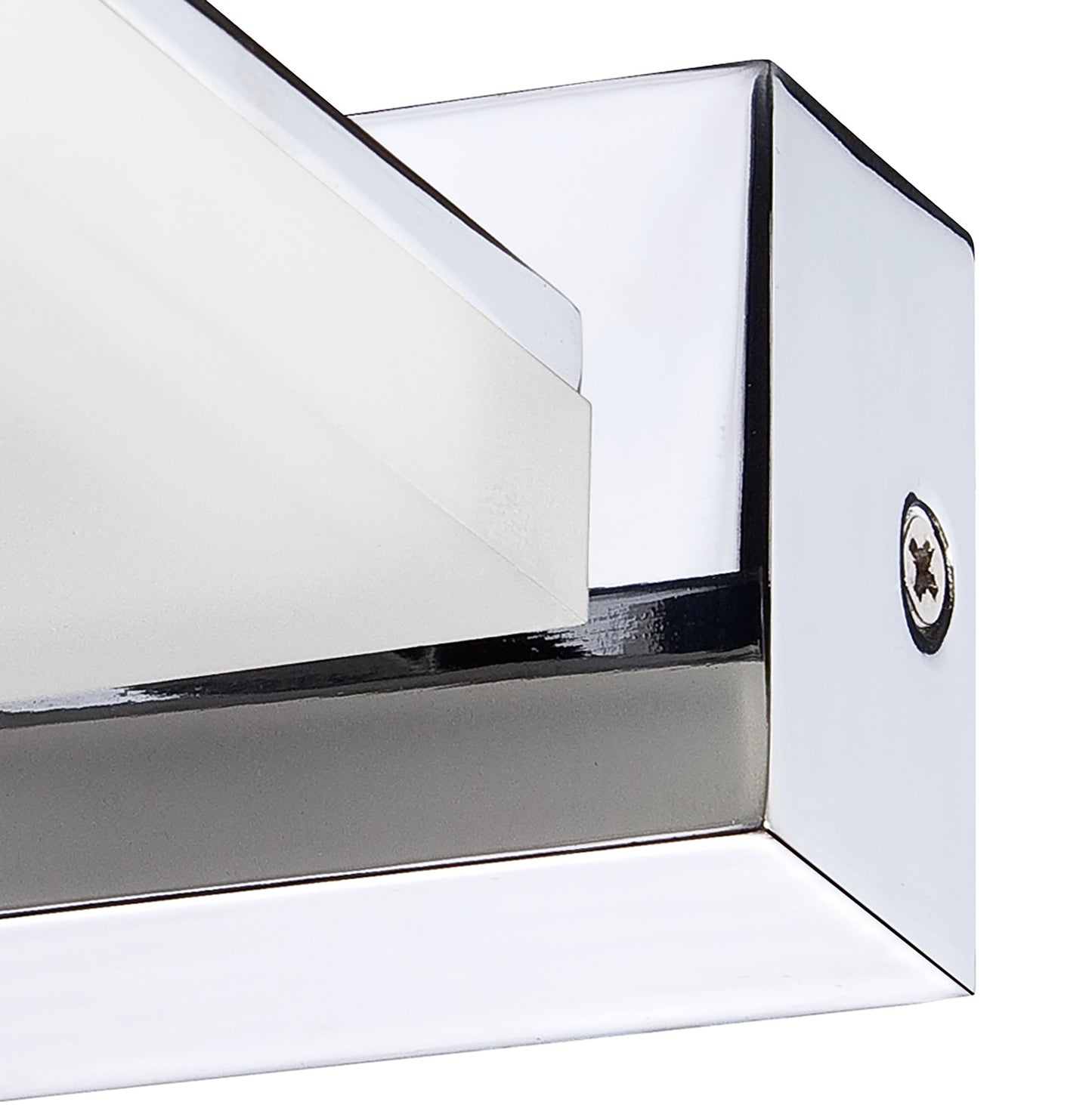 Marc Wall Lamp 1 Light 5W LED 3000K IP44, 450lm, Polished Chrome/Frosted Acrylic, 3yrs Warranty by Mantra