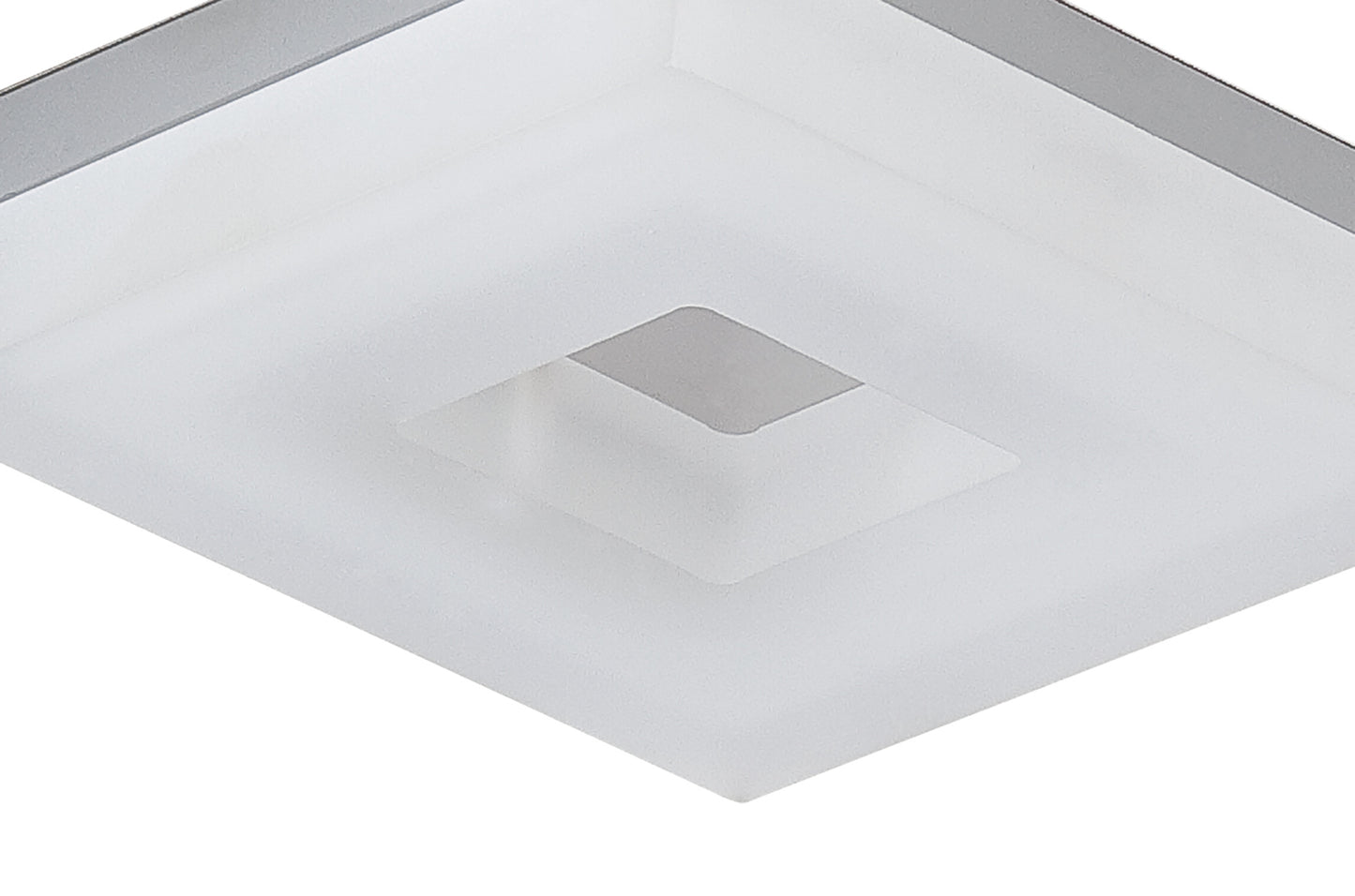 Marcel Recessed Down Light 6W LED Square 3000K IP44, 550lm, Polished Chrome/Frosted Acrylic, Cut Out: 70mm, Driver Included, 3yrs Warranty by Mantra