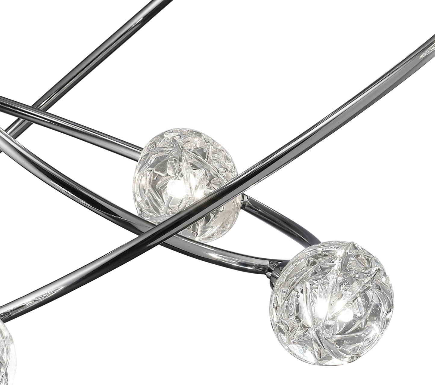 Maremagnum Ceiling 8 Light G9, Polished Chrome by Mantra