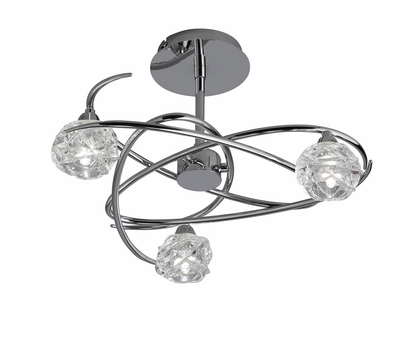 Maremagnum Ceiling 3 Light G9, Polished Chrome by Mantra