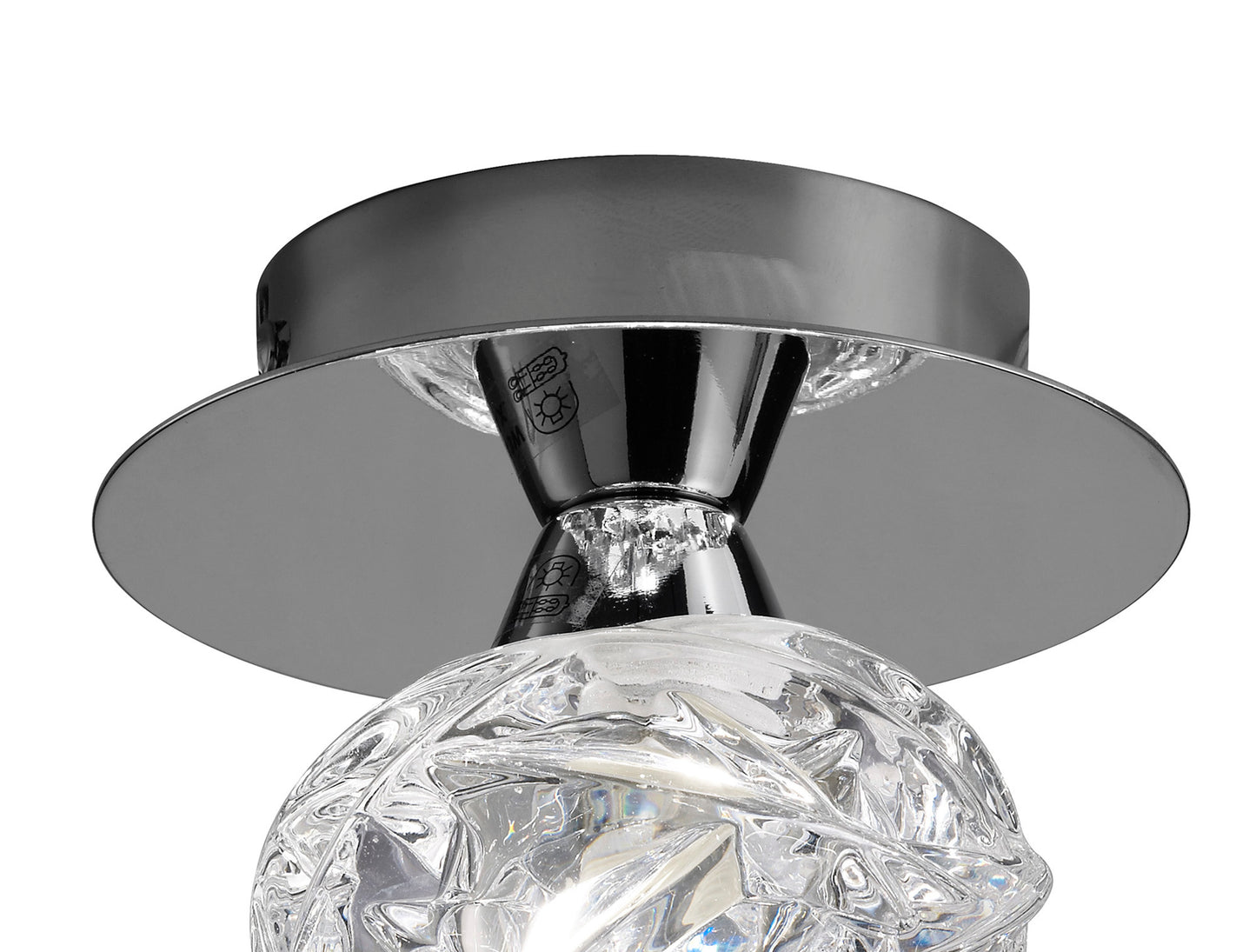 Maremagnum Ceiling 1 Light G9, Polished Chrome by Mantra