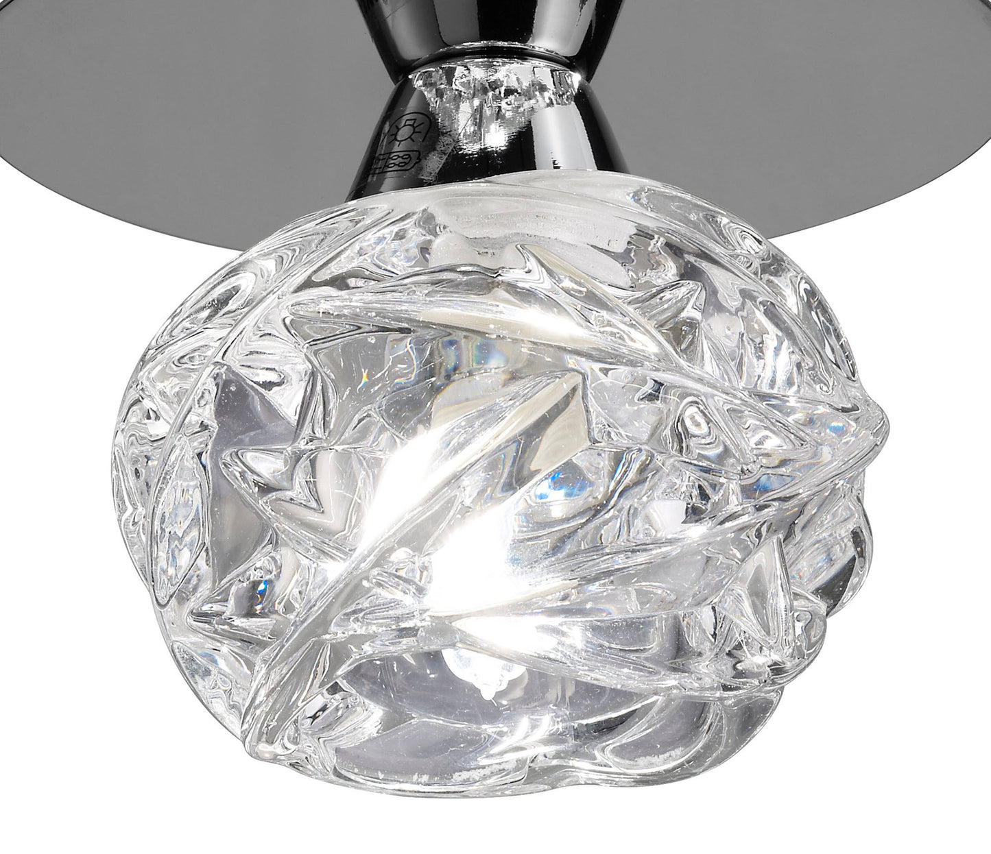 Maremagnum Ceiling 1 Light G9, Polished Chrome by Mantra