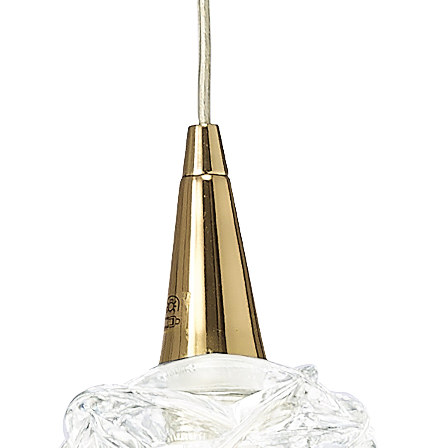 Maremagnum Pendant 1 Light G9, French Gold by Mantra