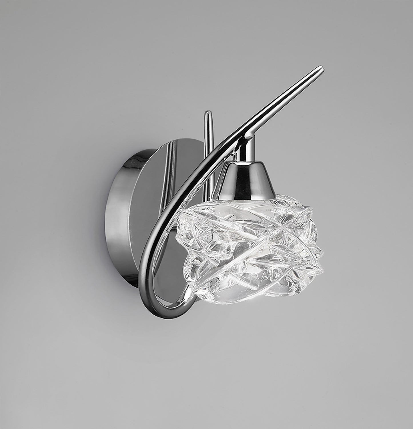 Maremagnum Wall Lamp Switched 1 Light G9, Polished Chrome by Mantra