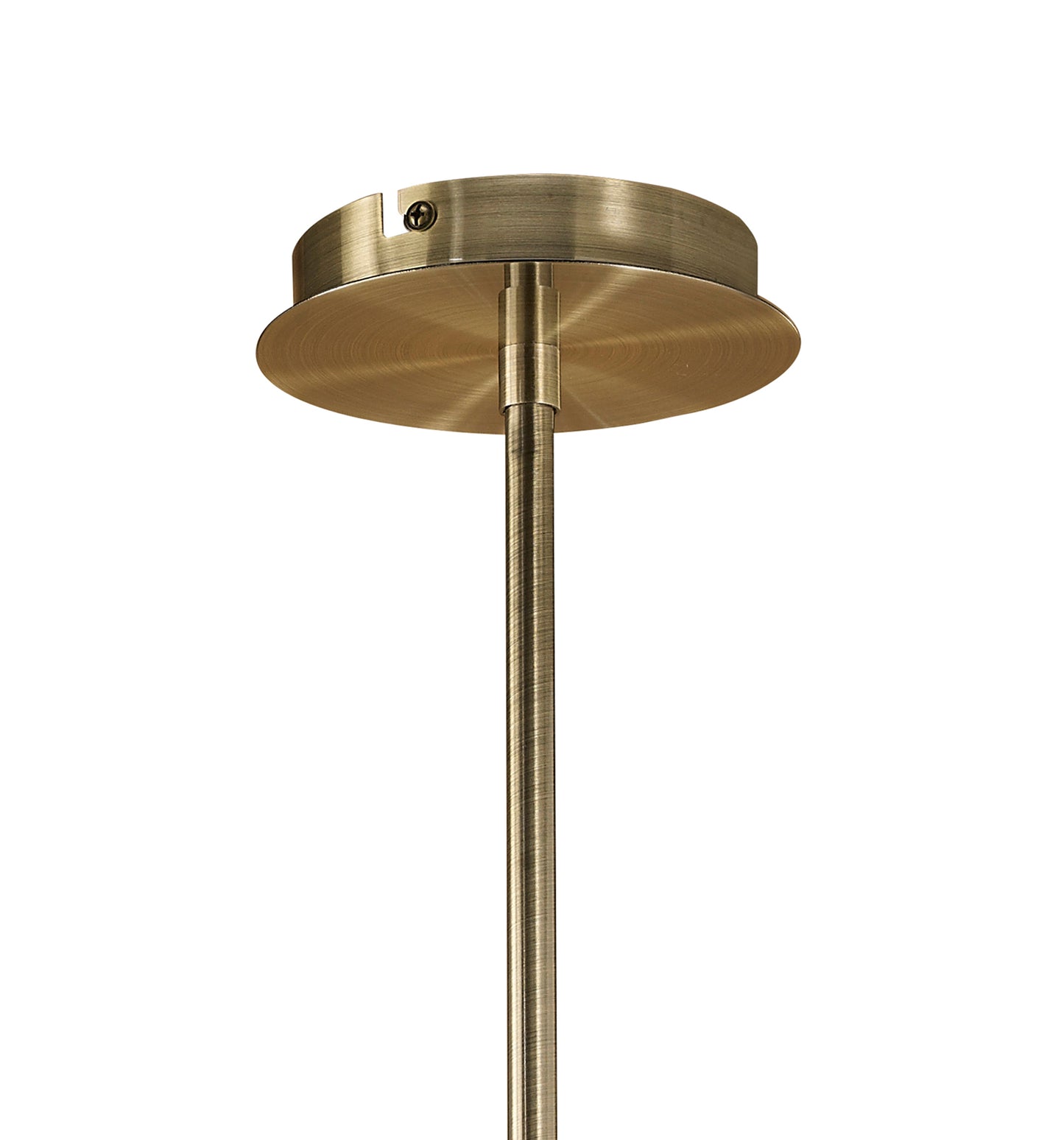 Maremagnum Telescopic Convertible To Semi Flush 6 Light G9, Antique Brass by Mantra