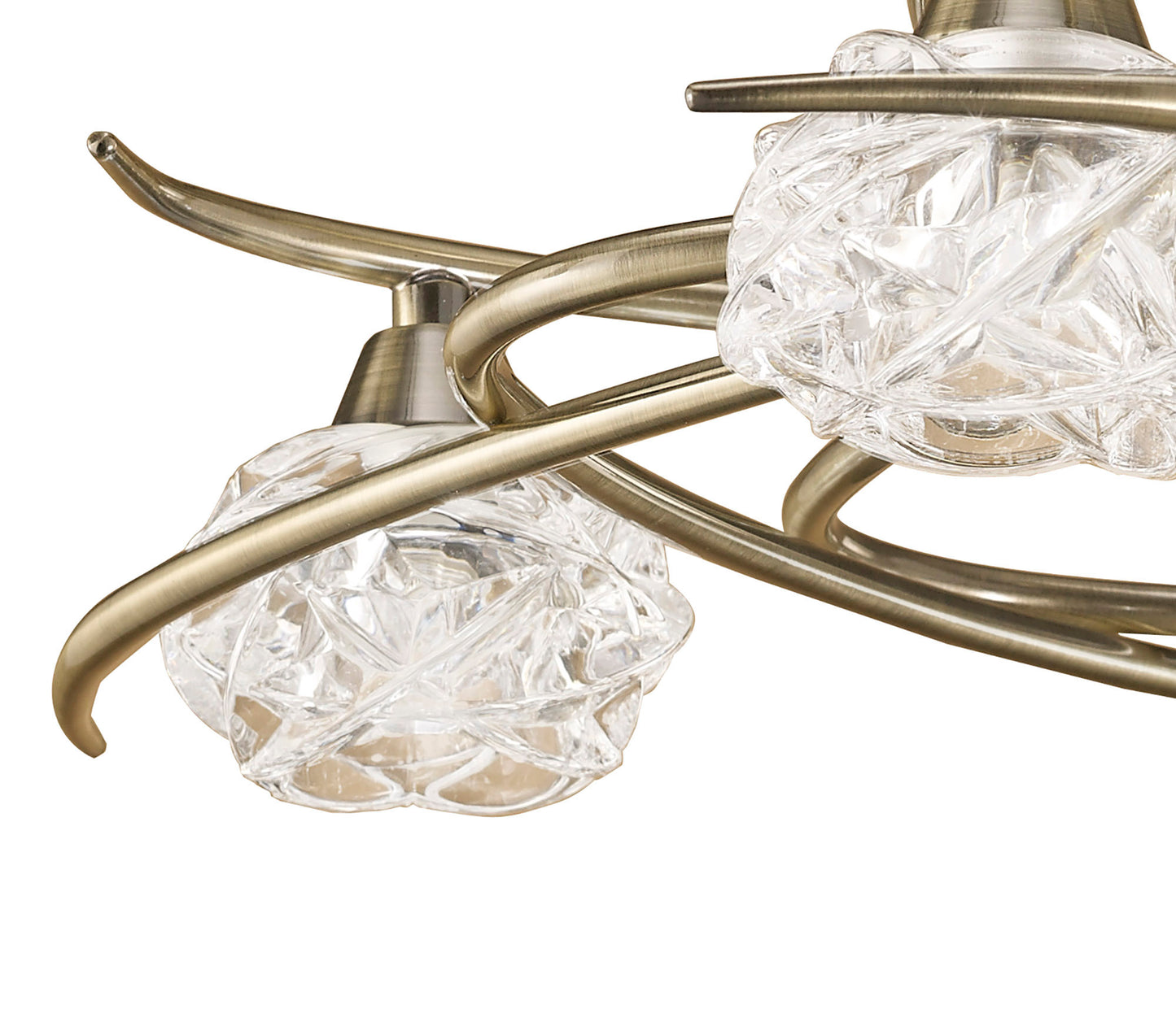 Maremagnum Ceiling 4 Light G9, Antique Brass by Mantra