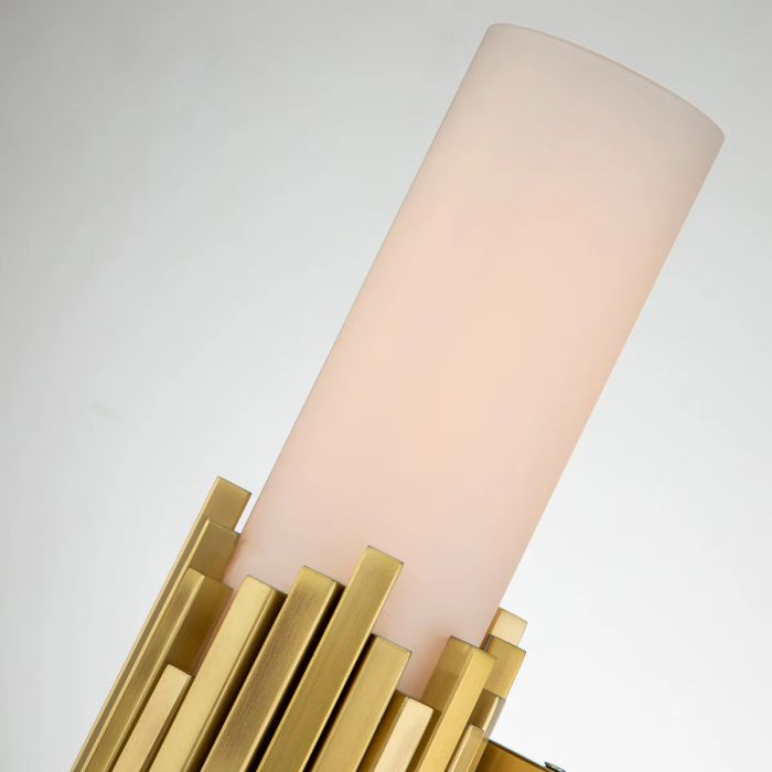 Marvelle 2 lt Wall Light - Aged Brass