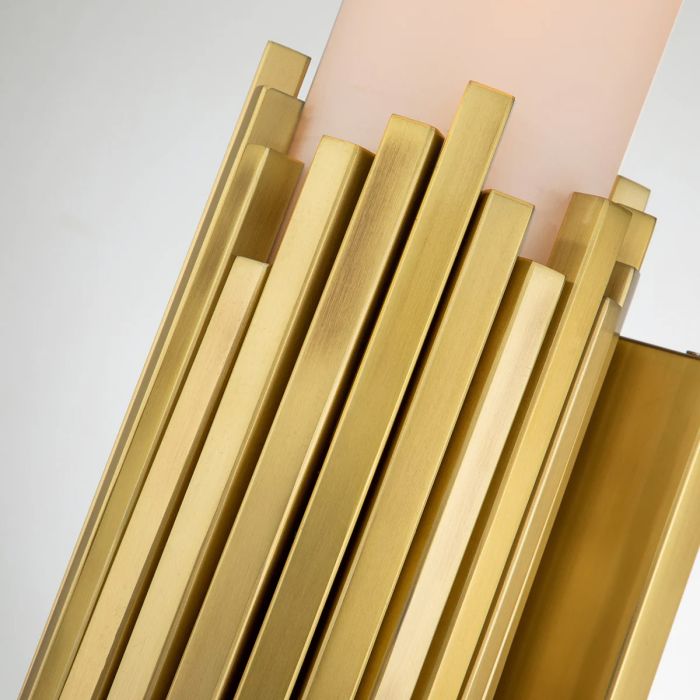 Marvelle 2 lt Wall Light - Aged Brass