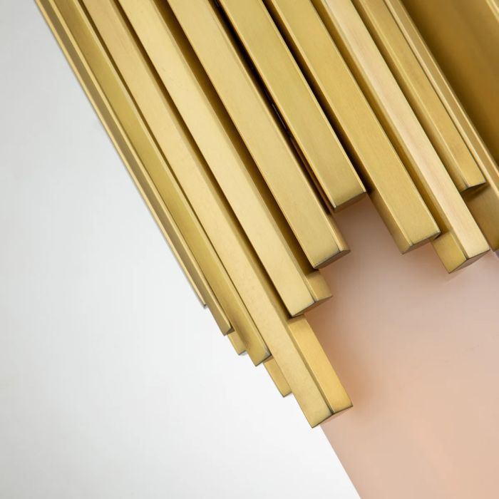 Marvelle 2 lt Wall Light - Aged Brass