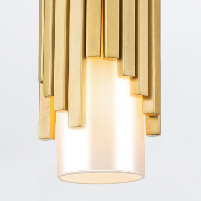 Marvele 1 lt Mini Pendant - Aged Brass