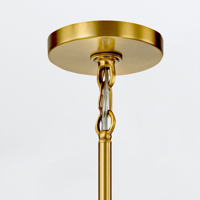 Marvele 6 lt Chandelier - Aged Brass