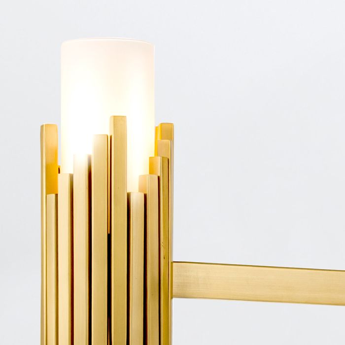 Marvele 6 lt Chandelier - Aged Brass