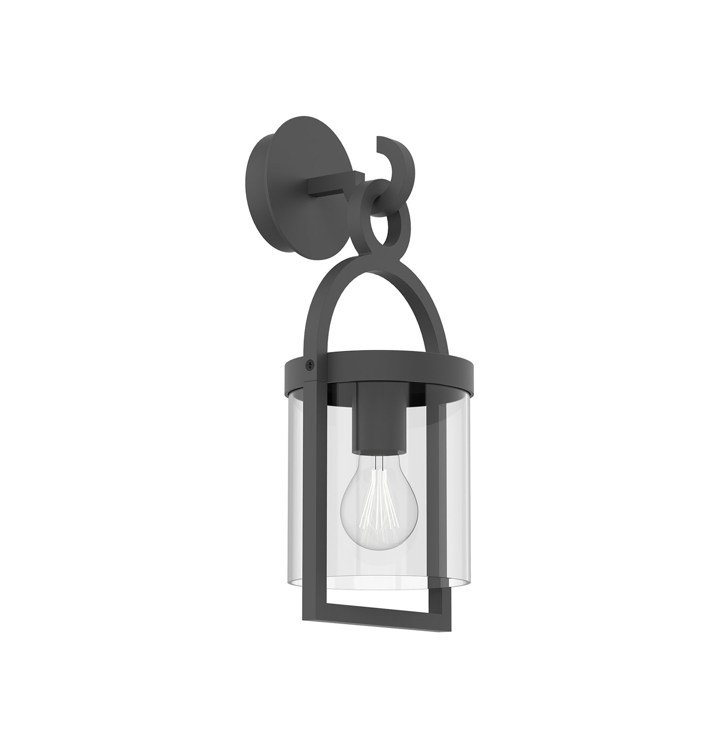 Maya Wall Lamp, 1 x E27, IP54, Anthracite, 2yrs Warranty by Mantra