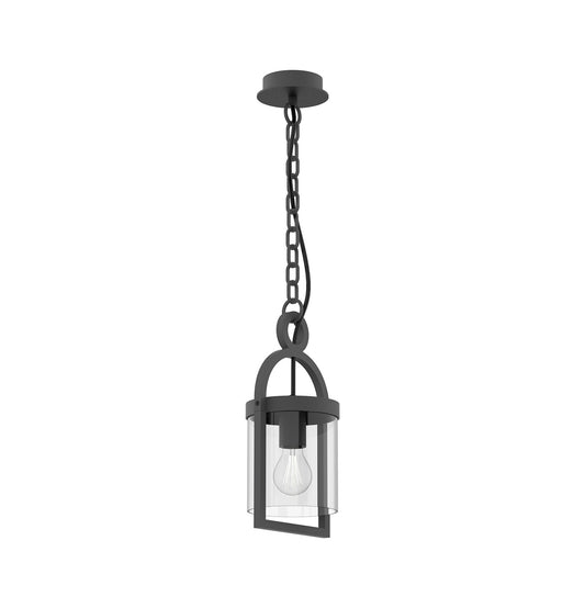 Maya Pendant, 1 x E27, IP54, Anthracite, 2yrs Warranty by Mantra