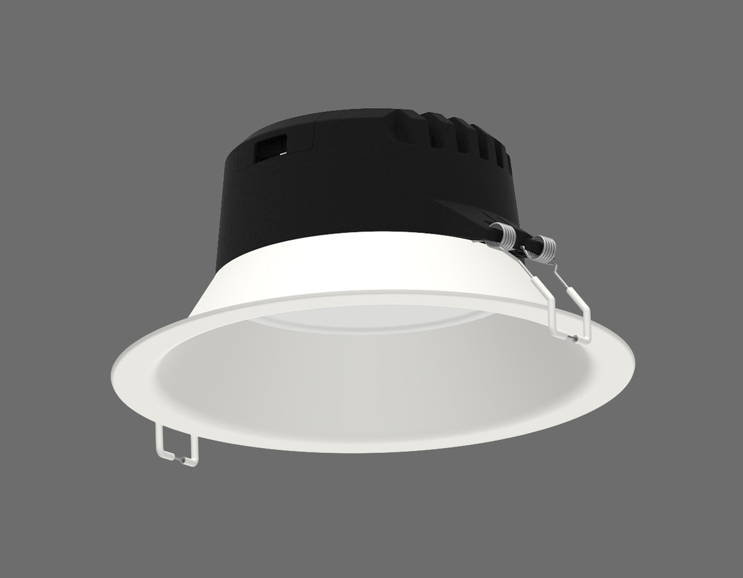 Medano Round 23.3cm, LED Downlight, 21W, 4000K, 2100lm, White, Cut Out 206mm, Driver Included, 3yrs Warranty by Mantra