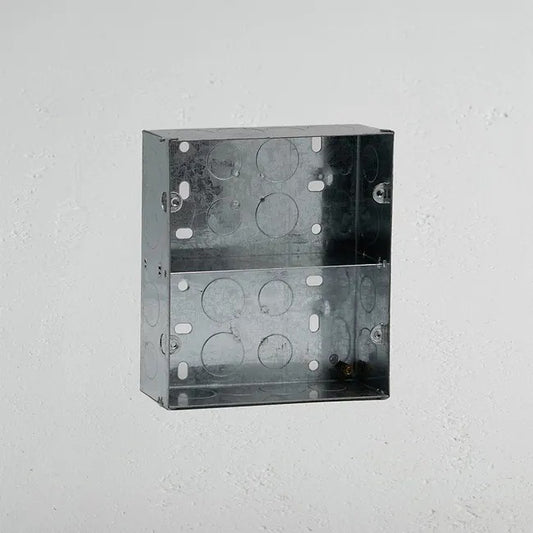 Double 2x Portrait Metal Back Box