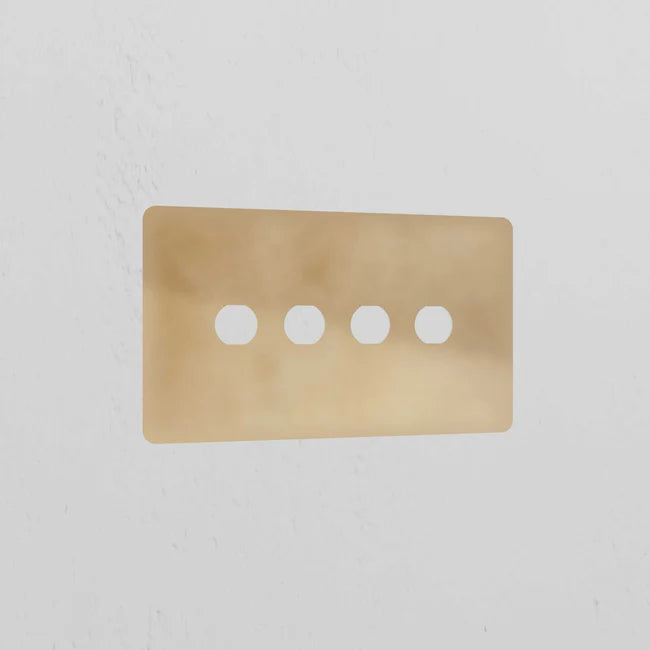 Corston 4g Antique Brass Switch Plate