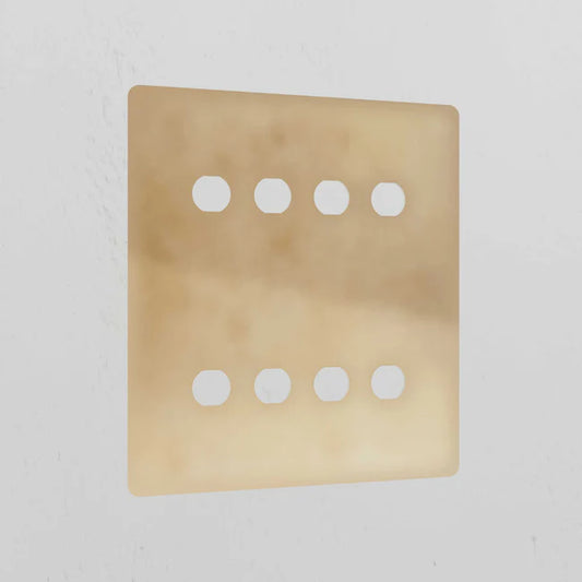 Corston 8g Antique Brass Switch Plate