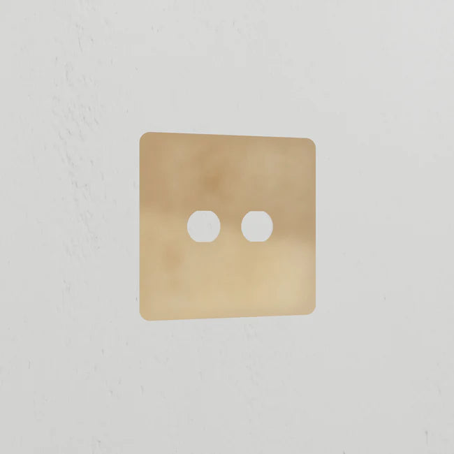 Corston 2g Antique Brass Switch Plate