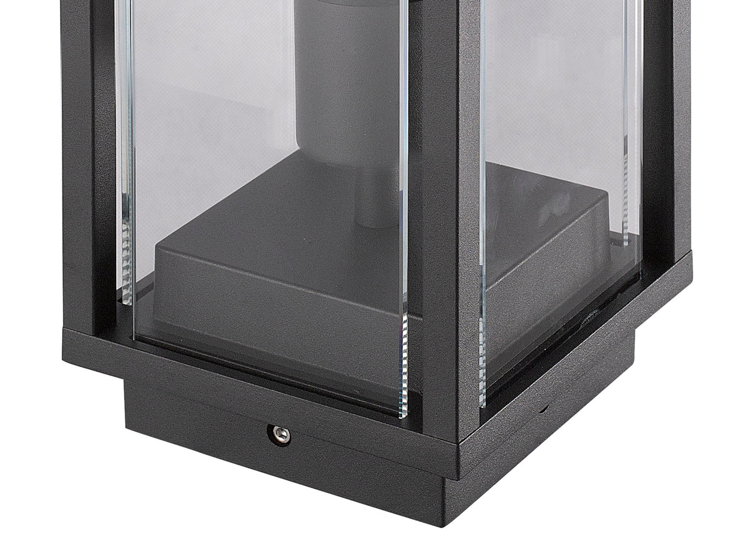 Meribel Pedestal Lamp, 1 x E27, IP54, Graphite, 2yrs Warranty by Mantra