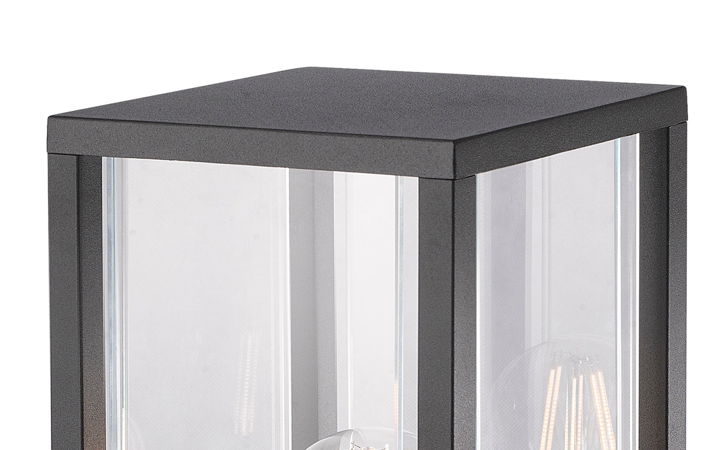 Meribel Pedestal Lamp, 1 x E27, IP54, Graphite, 2yrs Warranty by Mantra