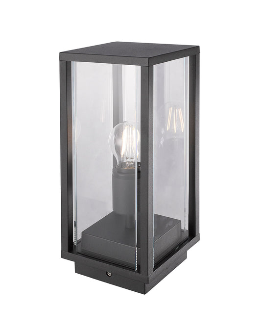 Meribel Pedestal Lamp, 1 x E27, IP54, Graphite, 2yrs Warranty by Mantra