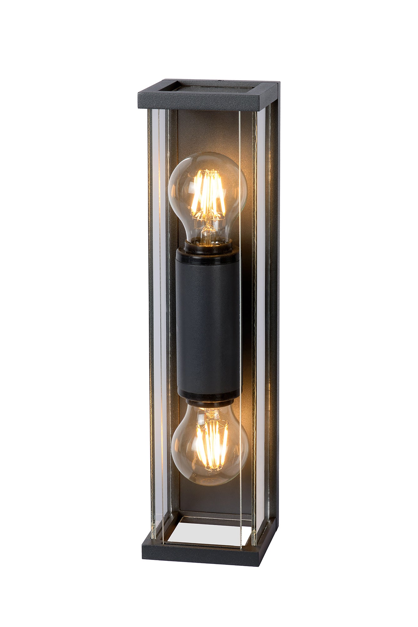 Meribel Wall Lamp 2 x E27, IP54, Graphite, 2 Years Warranty by Mantra