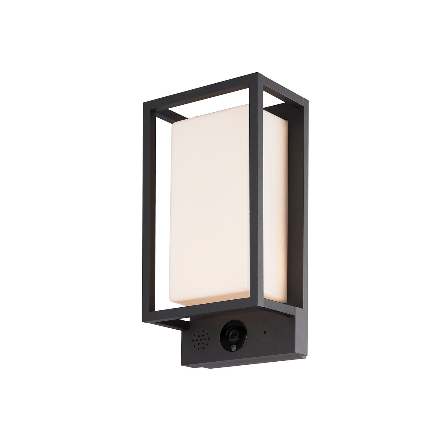 Meribel Camera/WIFI/CCT Wall Lamp, 9W LED, 2700-6000K, 530lm, IP54, Graphite, 3yrs Warranty by Mantra