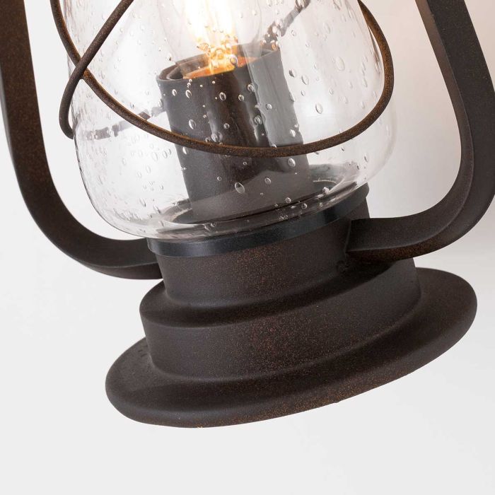 Miners 1 Light Wall Lantern - Old Bronze