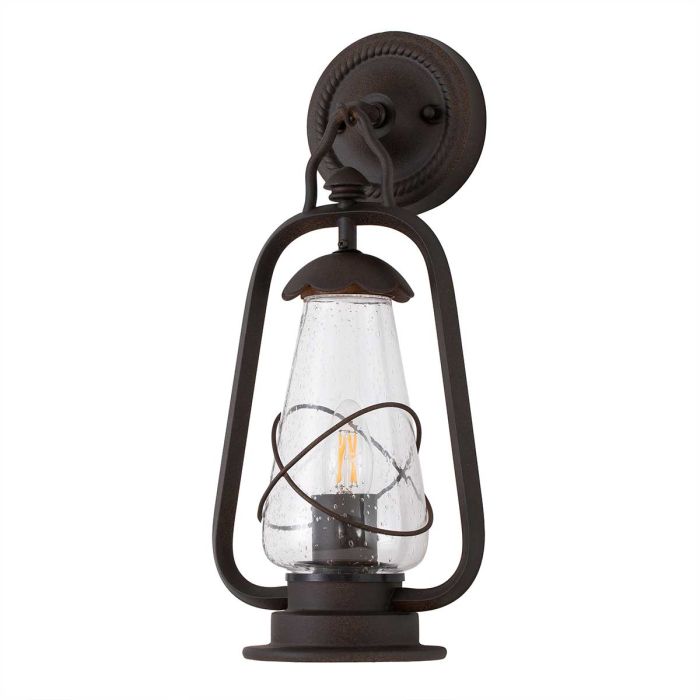Miners 1 Light Wall Lantern - Old Bronze